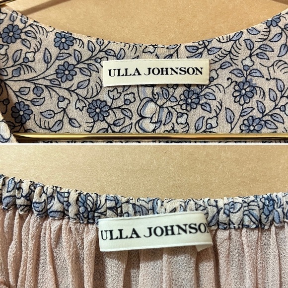 Ulla Johnson Two Piece Matching Set Floral Soleil Top Colette Skirt Silk Size S - Picture 4 of 16